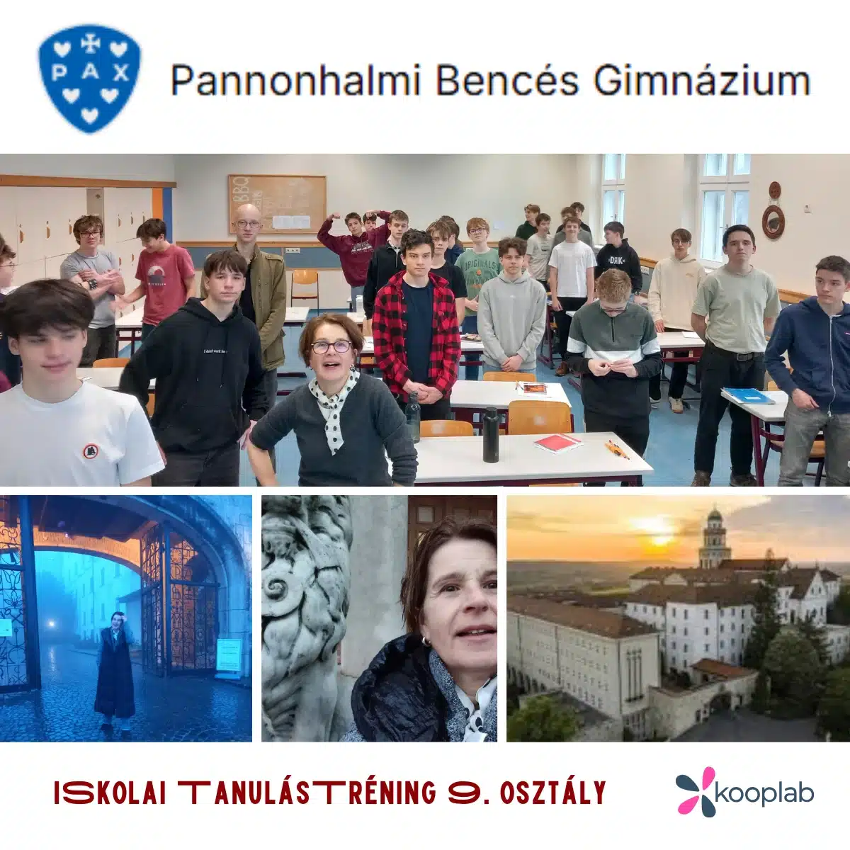 Iskolai tanulás trénging a Pannonhalmi Bencés Gimnázium 9. osztályosainak - 2026. január